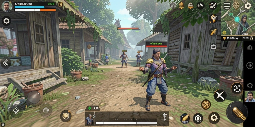 Tampilan gameplay menarik dari API288 yang menunjukkan interaksi karakter.