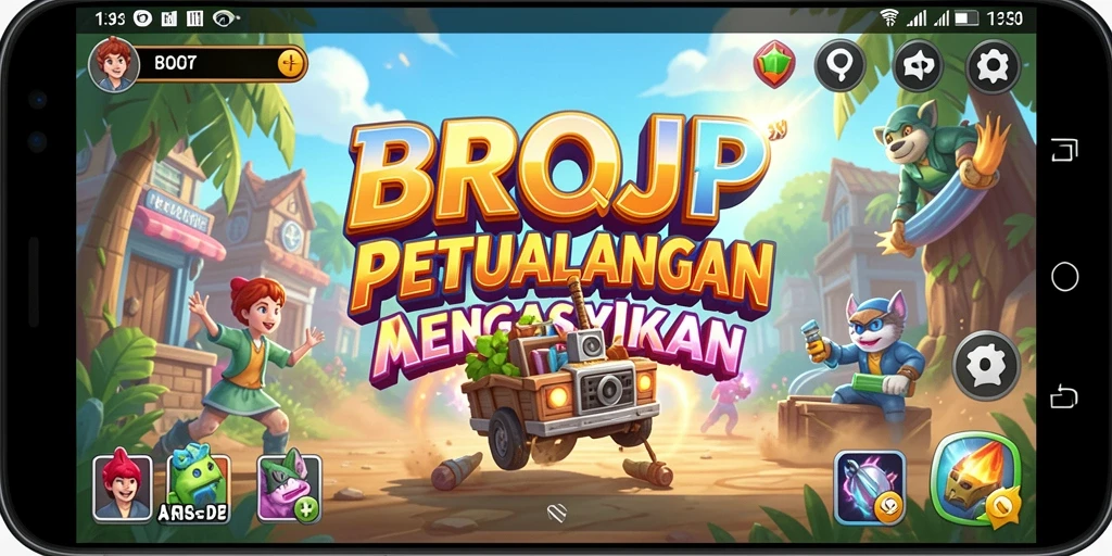 Tampilan gameplay BROJP yang seru dan penuh tantangan.