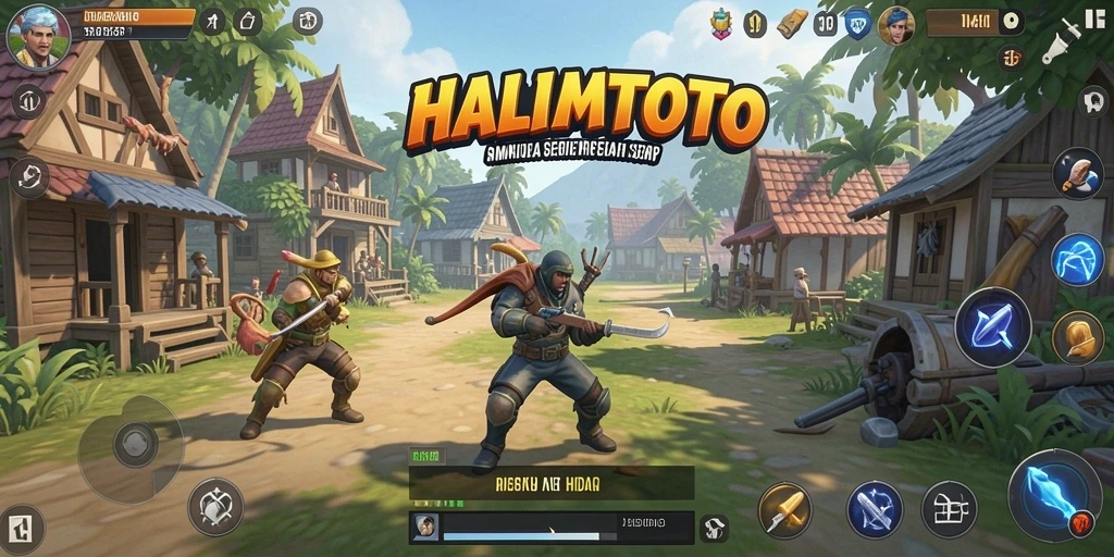 Tampilan gameplay HALIMTOTO yang menakjubkan dalam dunia simulasi.