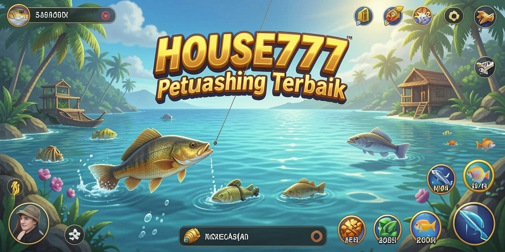 Tampilan menarik dari permainan memancing di HOUSE777.