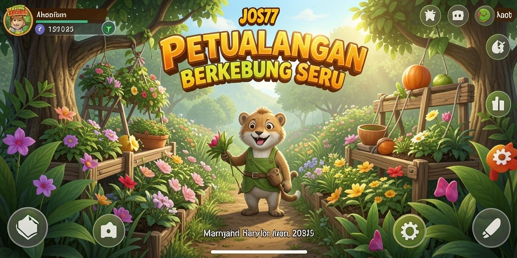 Gameplay seru JOS77 dengan berbagai aktivitas pertanian.