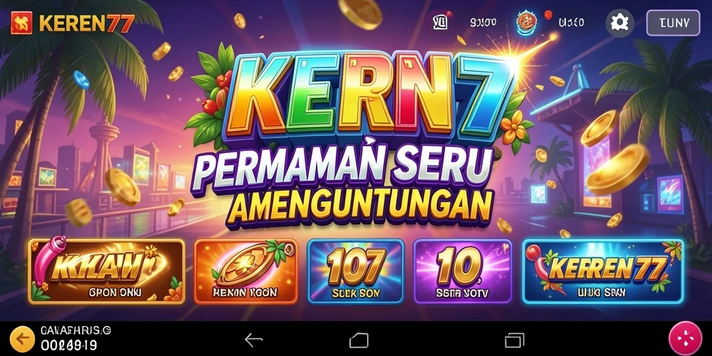 Tampilan screenshot gameplay KEREN77 yang menarik dan seru.