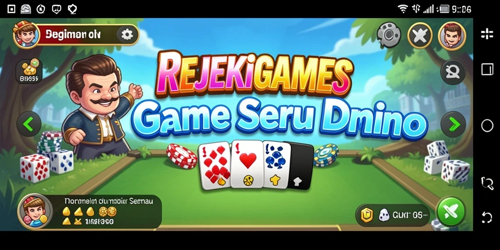 Tampilan utama gameplay Domino yang menarik dan kompetitif.