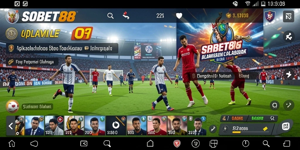 Tampilan gameplay SOBET88 yang menarik dan interaktif di layar ponsel.